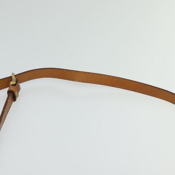 CELINE Macadam Canvas Shoulder Bag Pvc Leather Beige Gold - Picture 8 of 12